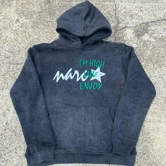 Acid wash 'NARC STAR' Hoodie